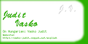 judit vasko business card
